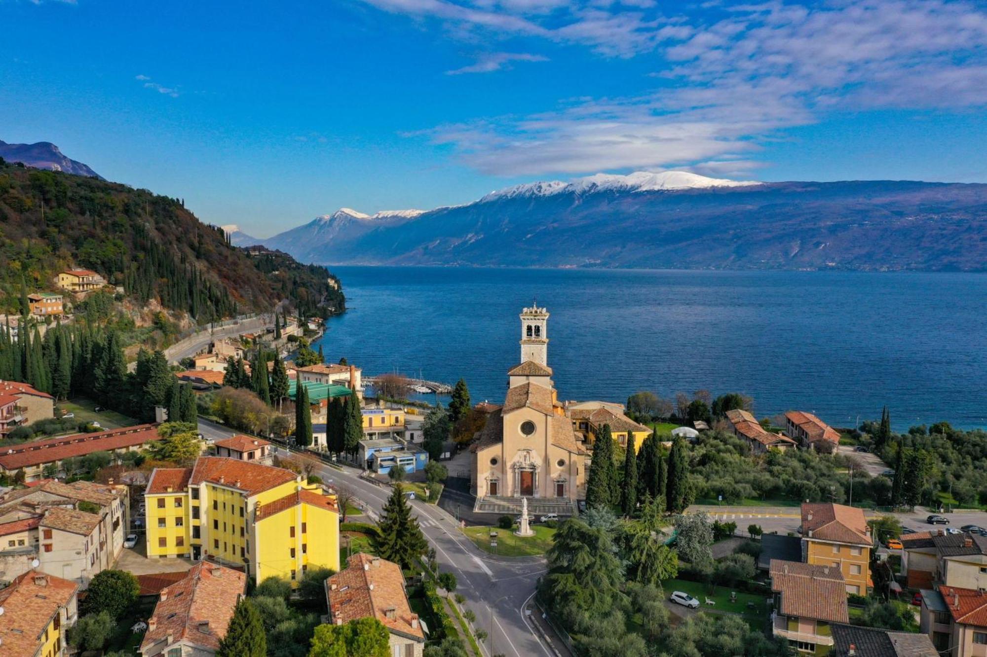 Casa Angela With View On Garda Lake Toscolano Maderno Bagian luar foto
