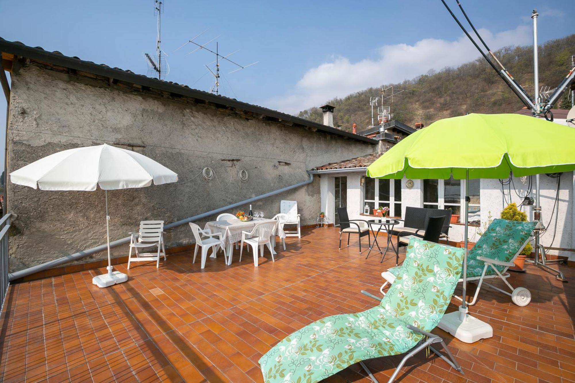 Casa Angela With View On Garda Lake Toscolano Maderno Bagian luar foto