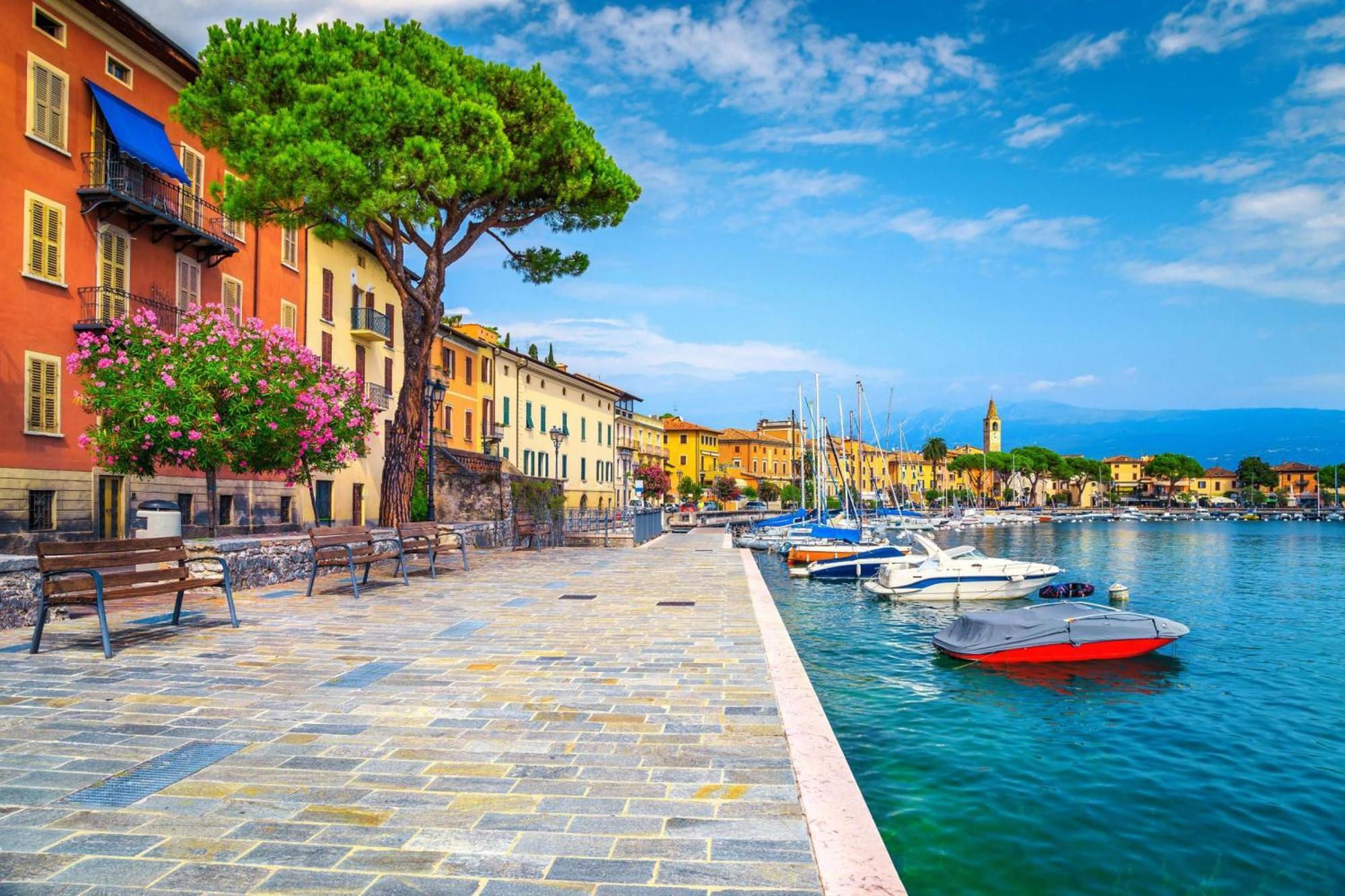 Casa Angela With View On Garda Lake Toscolano Maderno Bagian luar foto